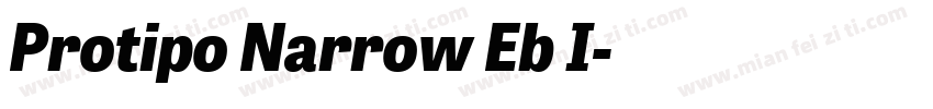Protipo Narrow Eb I字体转换